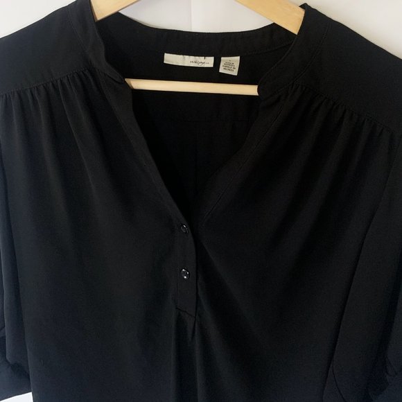 Halogen Black Oversized Blouse Size Small - Picture 5 of 6